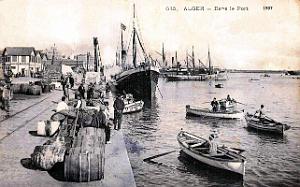 2600- Alger - Dans le Port - 1907